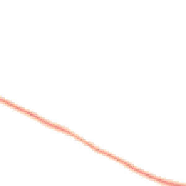 Night-time road noise heatmap for NR35 2LF