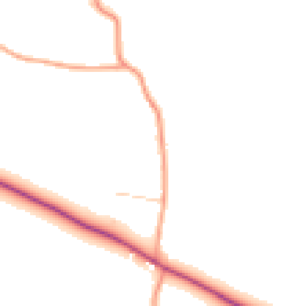 Daytime road noise heatmap for NR35 2LQ