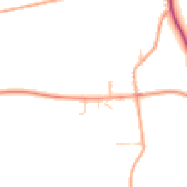 Daytime road noise heatmap for NR35 2NH