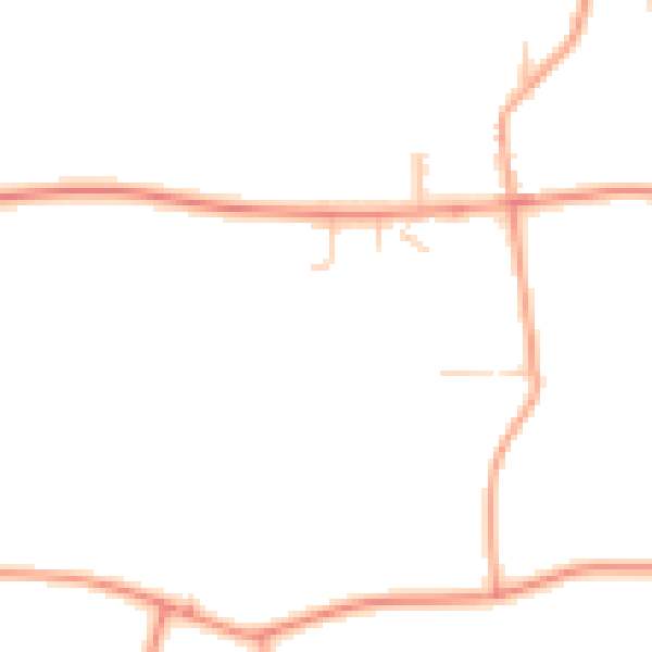 Daytime road noise heatmap for NR35 2NT