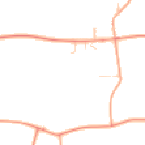 Daytime road noise heatmap for NR35 2NY