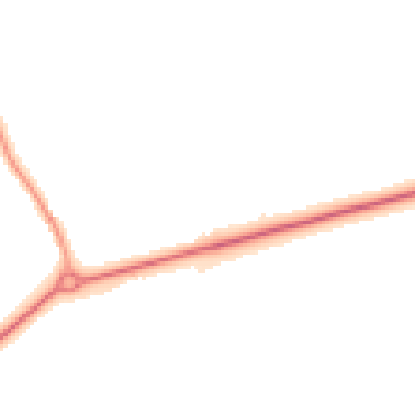 Night-time road noise heatmap for NR35 2PF