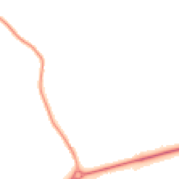 Night-time road noise heatmap for NR35 2QS