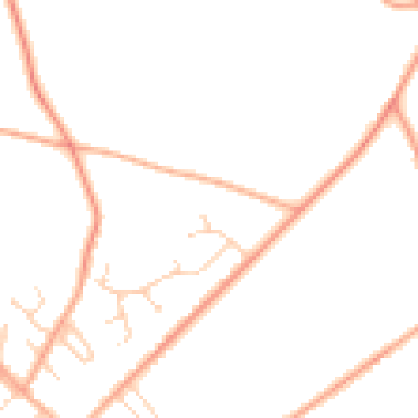 Daytime road noise heatmap for NR35 2RG