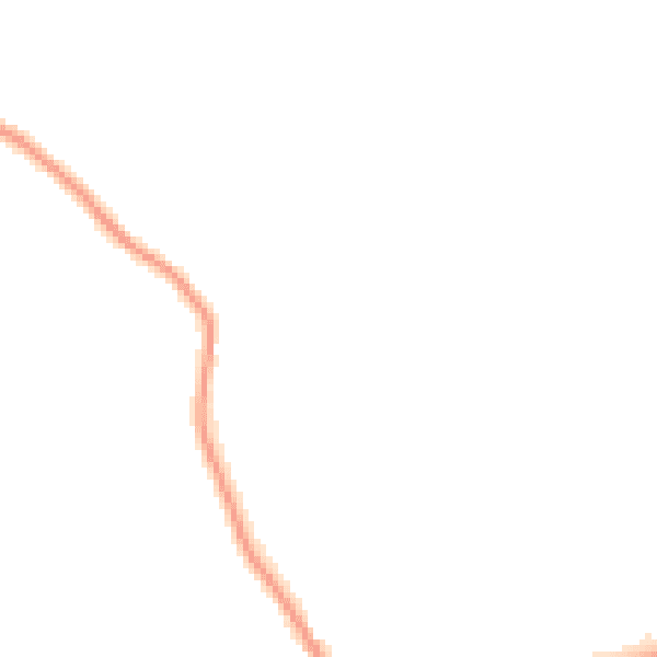 Night-time road noise heatmap for NR35 2SF