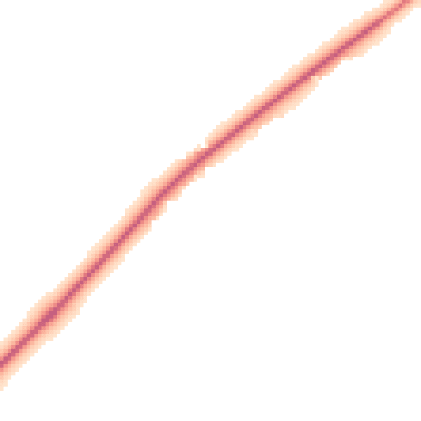 Night-time road noise heatmap for NR35 2TS