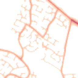 Daytime road noise heatmap for NR8 6AY