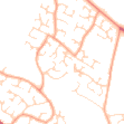 Daytime road noise heatmap for NR8 6AZ