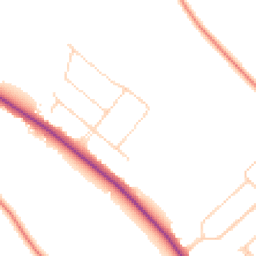 Daytime road noise heatmap for NR8 6BU