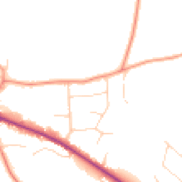 Daytime road noise heatmap for NR8 6EH