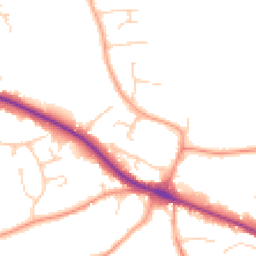 Daytime road noise heatmap for NR8 6EJ