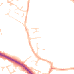 Daytime road noise heatmap for NR8 6ET