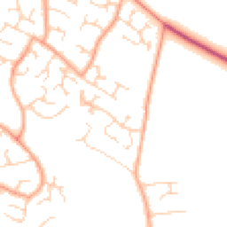 Daytime road noise heatmap for NR8 6EY