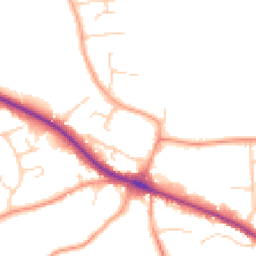 Daytime road noise heatmap for NR8 6FD