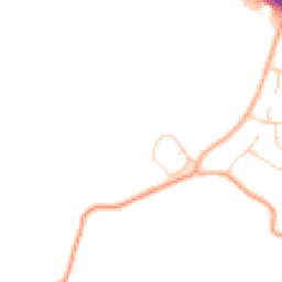 Daytime road noise heatmap for NR8 6FH
