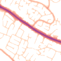Daytime road noise heatmap for NR8 6FJ