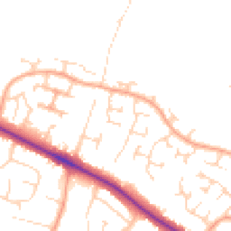 Daytime road noise heatmap for NR8 6GF