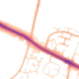 Daytime road noise heatmap for NR8 6GH