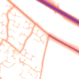 Daytime road noise heatmap for NR8 6GZ