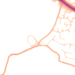 Daytime road noise heatmap for NR8 6HW