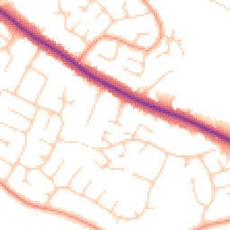 Daytime road noise heatmap for NR8 6QG