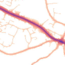 Daytime road noise heatmap for NR8 6RP