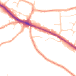 Daytime road noise heatmap for NR8 6RT