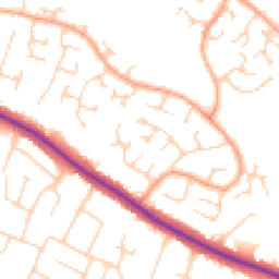 Daytime road noise heatmap for NR8 6UH