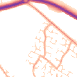 Daytime road noise heatmap for NR8 6XR