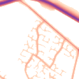 Daytime road noise heatmap for NR8 6XS
