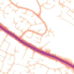 Daytime road noise heatmap for NR8 6YD