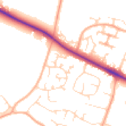 Daytime road noise heatmap for NR8 6YG