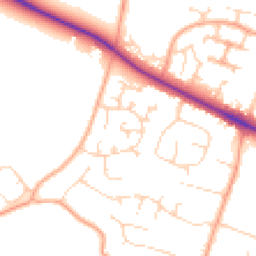 Daytime road noise heatmap for NR8 6YL
