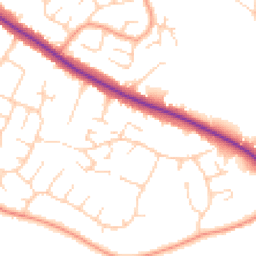 Daytime road noise heatmap for NR8 6YT