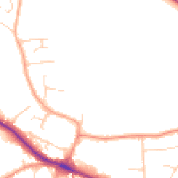 Daytime road noise heatmap for NR8 7AD