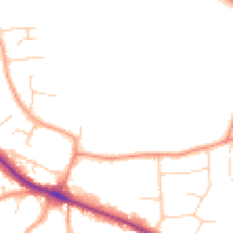 Daytime road noise heatmap for NR8 7AF