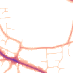 Daytime road noise heatmap for NR8 7AJ