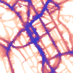 Daytime road noise heatmap for NW1 0AG
