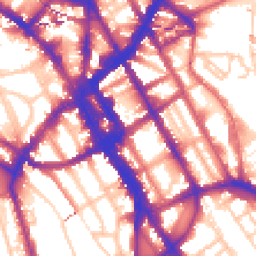 Daytime road noise heatmap for NW1 0BG