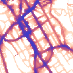 Daytime road noise heatmap for NW1 0BP