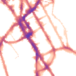 Night-time road noise heatmap for NW1 0BP