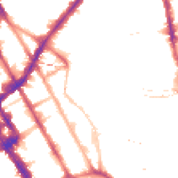 Night-time road noise heatmap for NW1 0BR