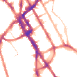 Night-time road noise heatmap for NW1 0BS