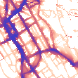 Daytime road noise heatmap for NW1 0DB