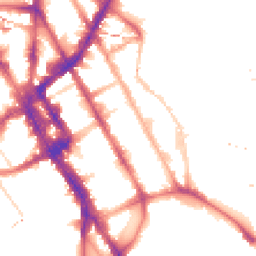 Night-time road noise heatmap for NW1 0DR