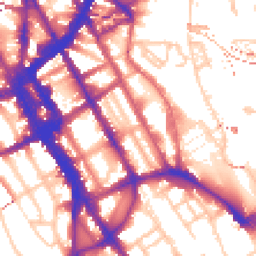 Daytime road noise heatmap for NW1 0DS