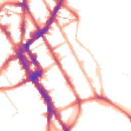 Night-time road noise heatmap for NW1 0DU