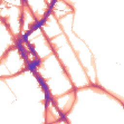 Night-time road noise heatmap for NW1 0DX