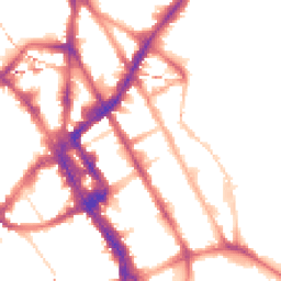Night-time road noise heatmap for NW1 0EA