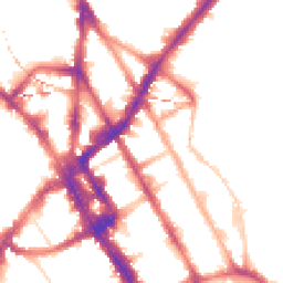 Night-time road noise heatmap for NW1 0EE